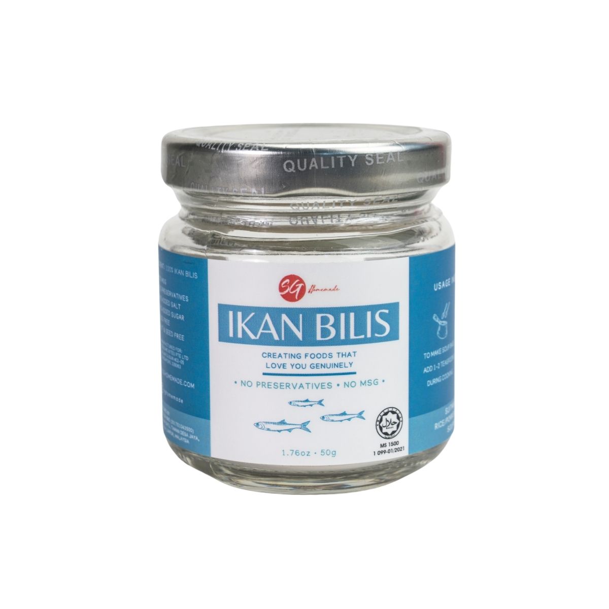 SG Homemade Ikan Bilis Powder, 50g (Exp 08/26)