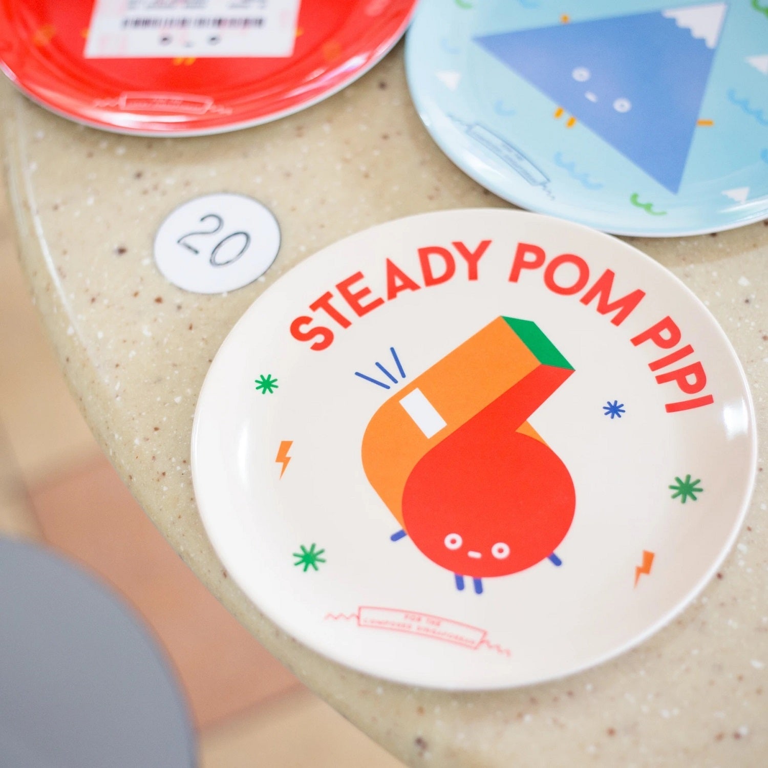 The Little Drom Store Melamine Plate (8 inch) (25 Designs) - Pupsik Singapore