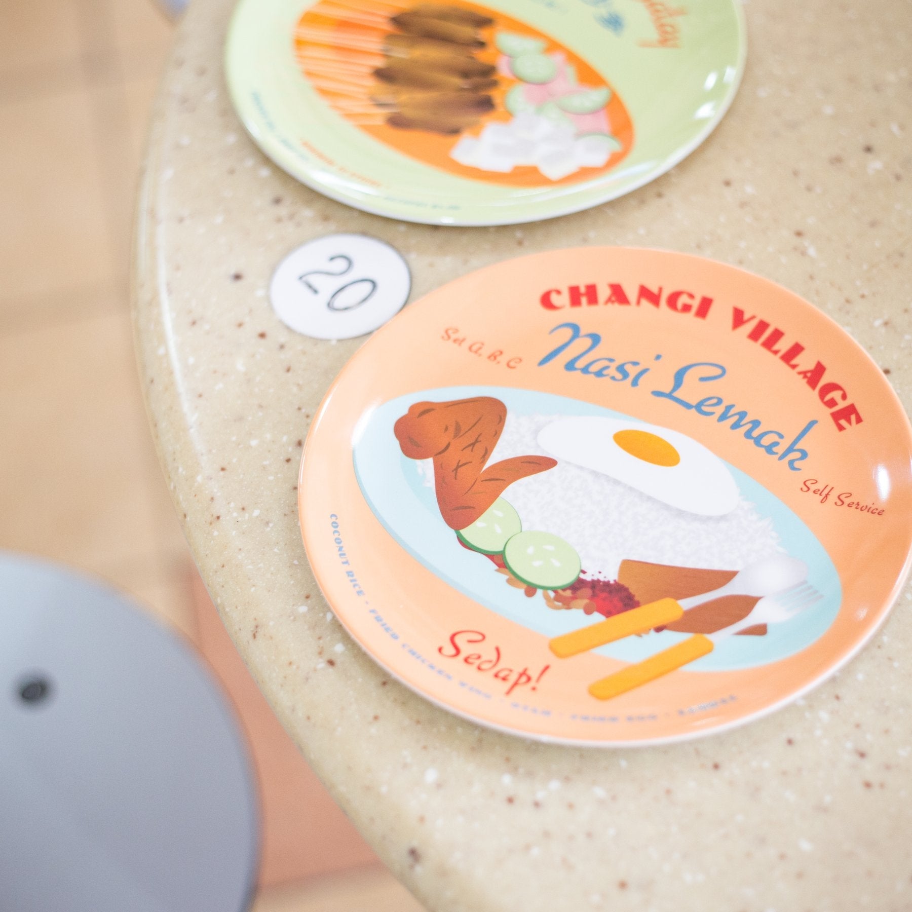 The Little Drom Store Melamine Plate (8 inch) (25 Designs) - Pupsik Singapore