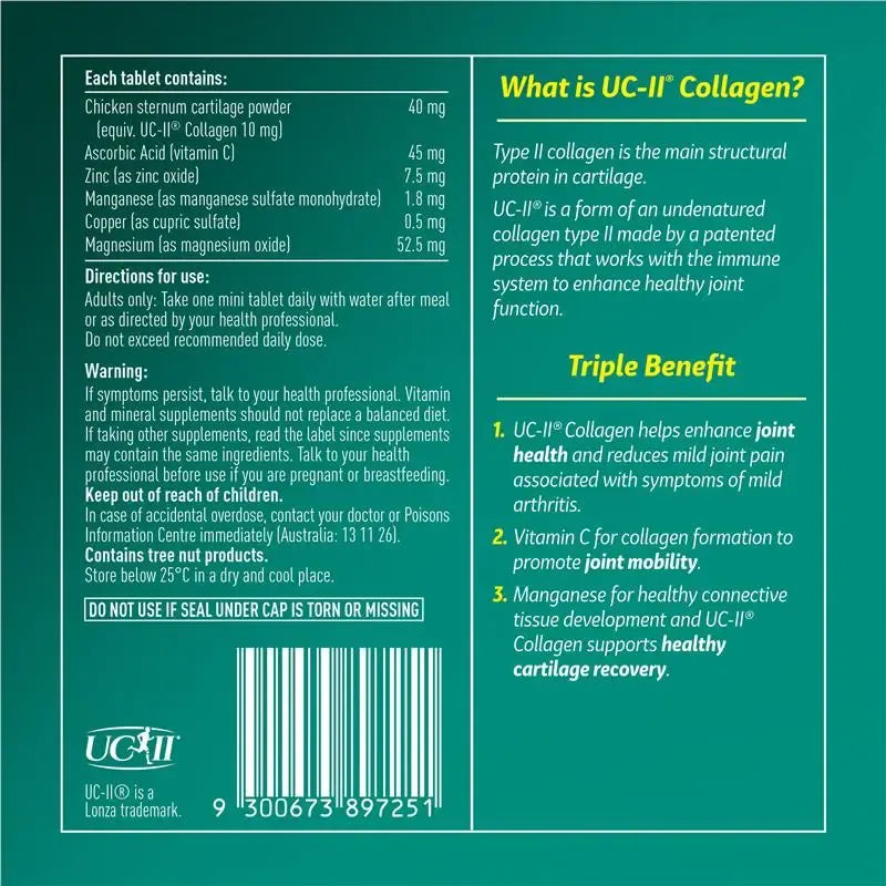 Caltrate Joint Health with UC-II® Collagen Supplements, 30 Tabs (Exp 05/27)