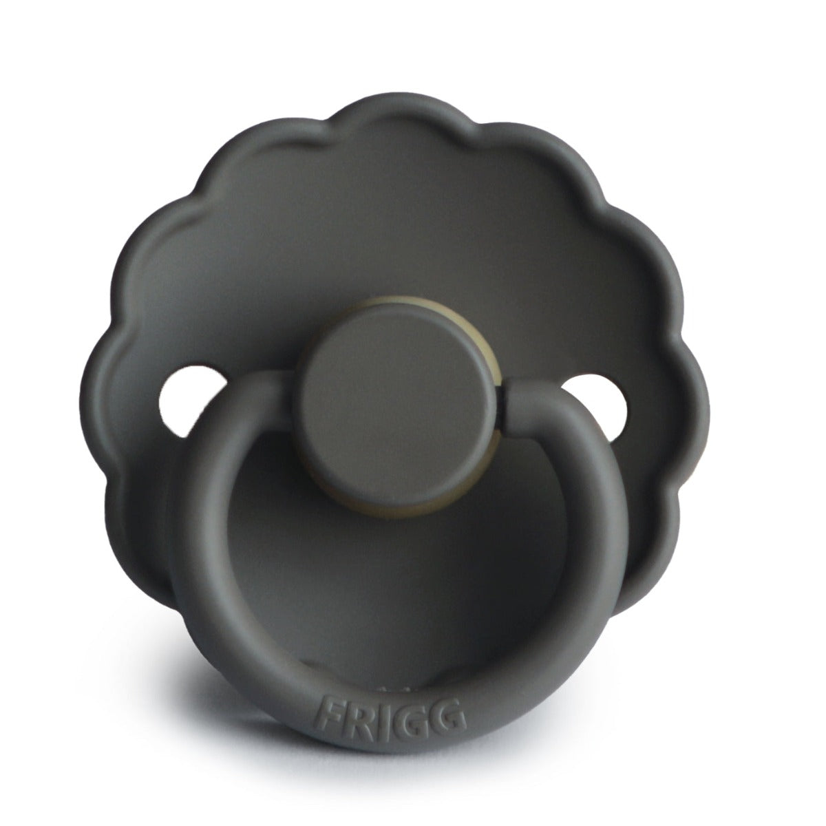 FRIGG Daisy Latex Baby Pacifiers, 1pk – Graphite (2 Sizes)