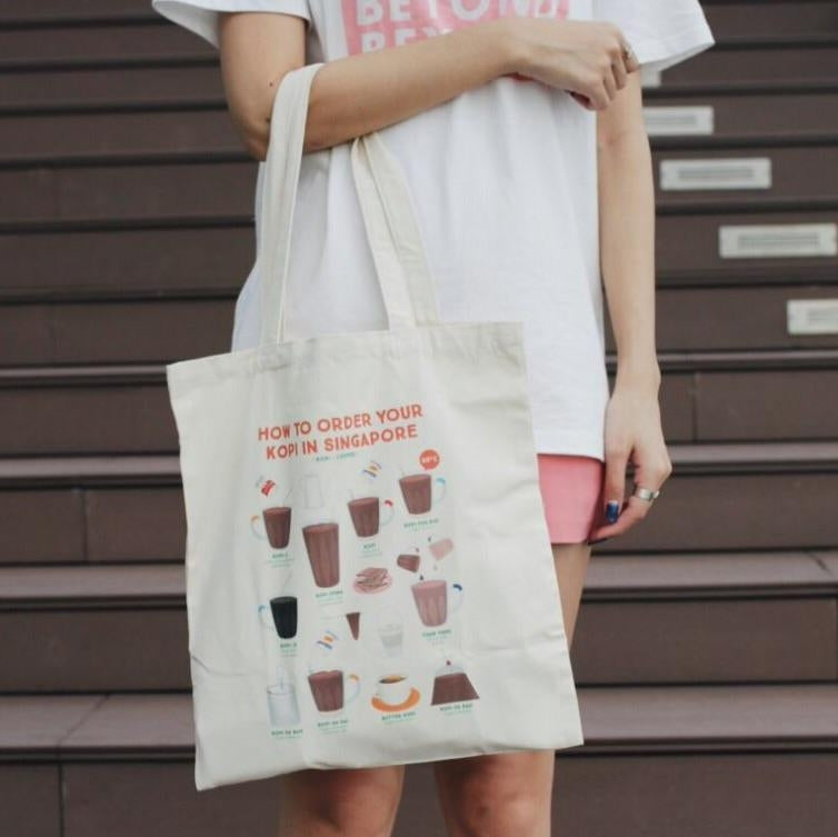 The Little Drom Store Tote Bag (2 Designs) - Pupsik Singapore
