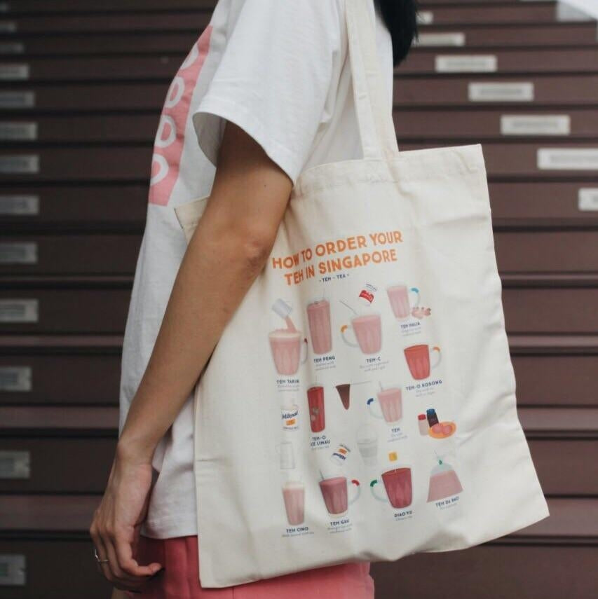 The Little Drom Store Tote Bag (2 Designs) - Pupsik Singapore