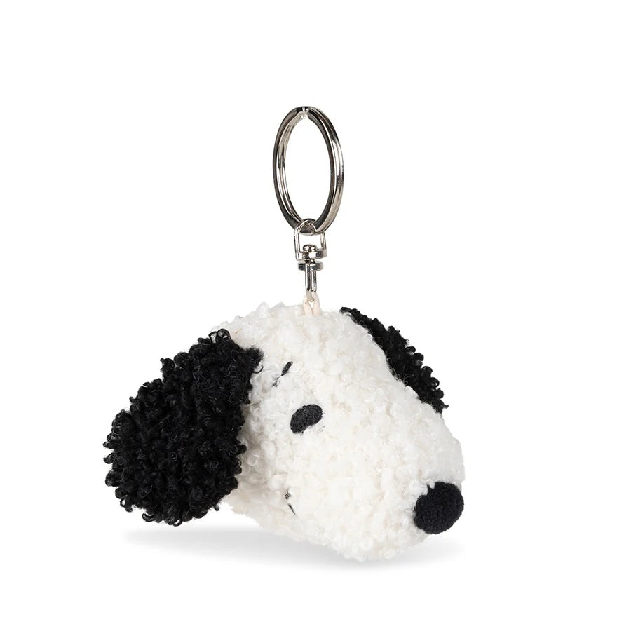 Peanuts Snoopy ECO Tiny Teddy Cream Plush Keychain (4.5cm) - Pupsik Singapore