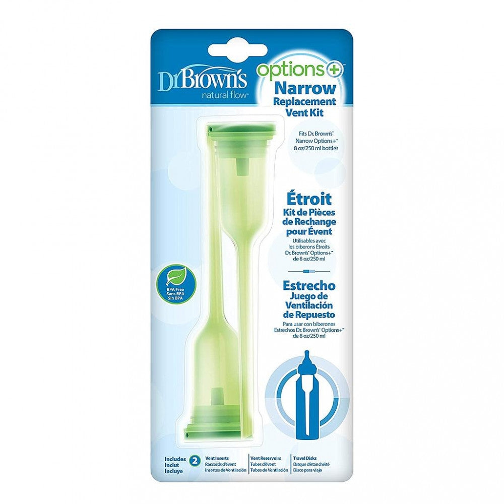 Dr. Brown Options + Baby Bottle Replacement Kit, 8oz/250ml