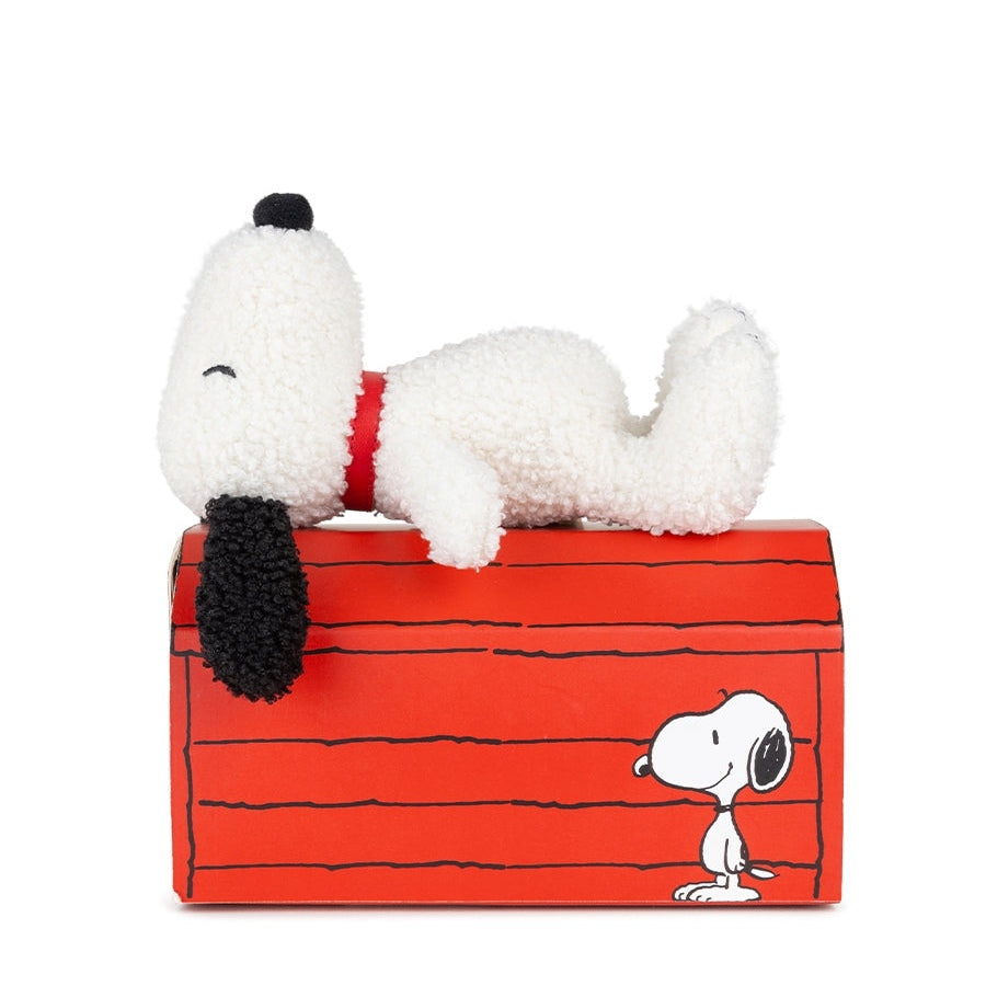 Peanuts Snoopy Tiny Teddy Cream Soft Toy (17cm) | In Gift Box - Pupsik Singapore