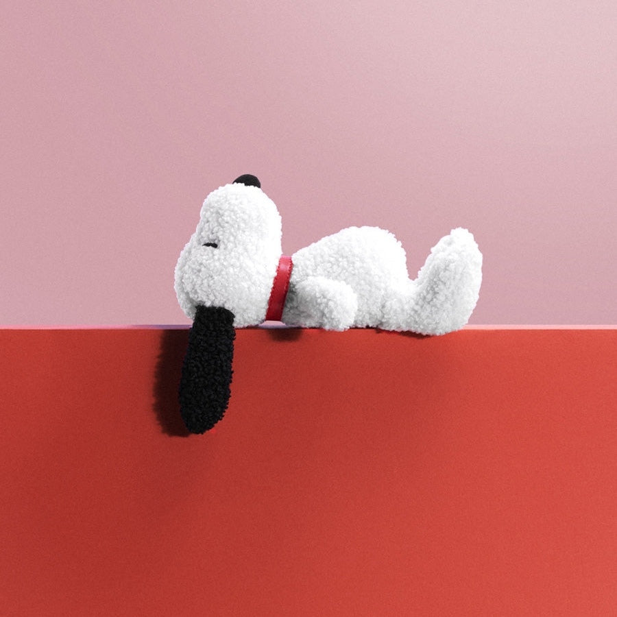 Peanuts Snoopy Tiny Teddy Cream Soft Toy (17cm) | In Gift Box - Pupsik Singapore
