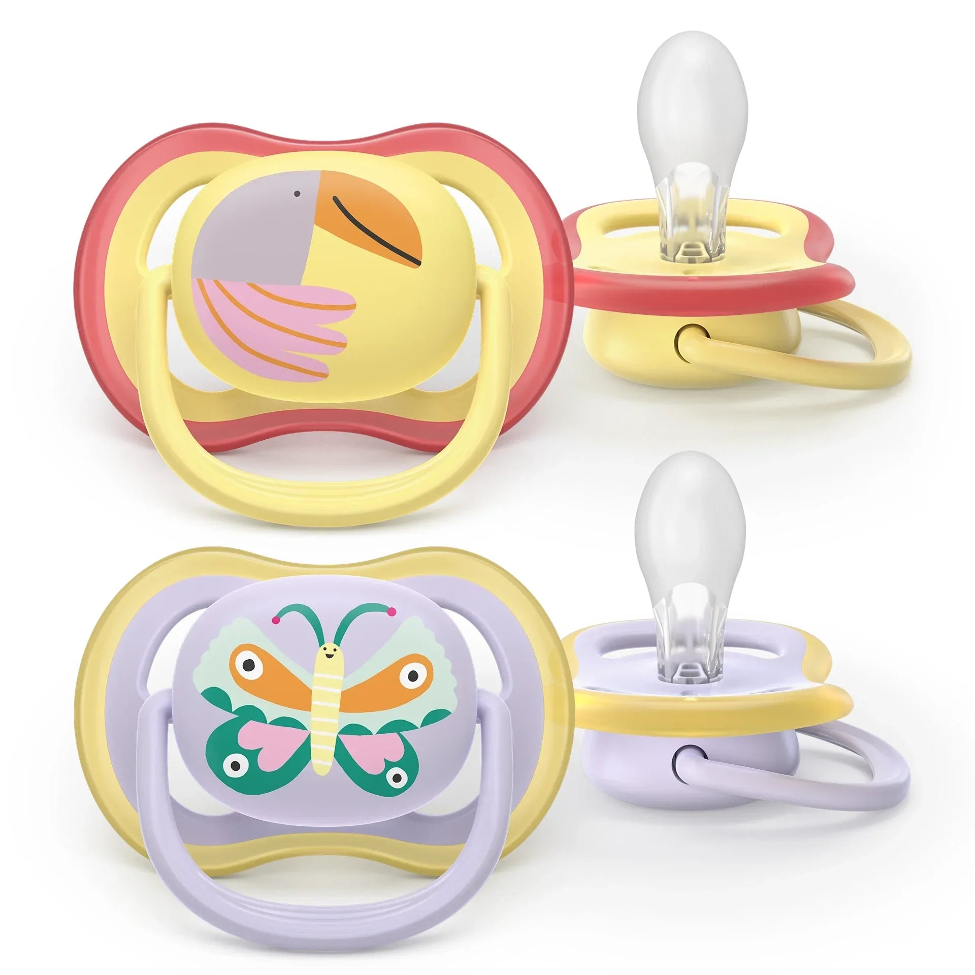 Philips Avent Ultra Air Pacifier, 2pk - 3 Sizes (54 Designs) - Pupsik Singapore