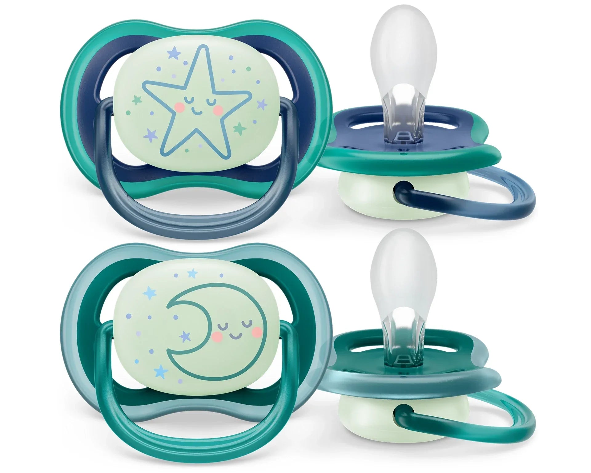 Philips Avent Ultra Air Pacifier, 2pk - 3 Sizes (54 Designs) - Pupsik Singapore