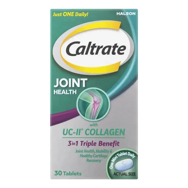 Caltrate Joint Health with UC-II® Collagen Supplements, 30 Tabs (Exp 05/27)