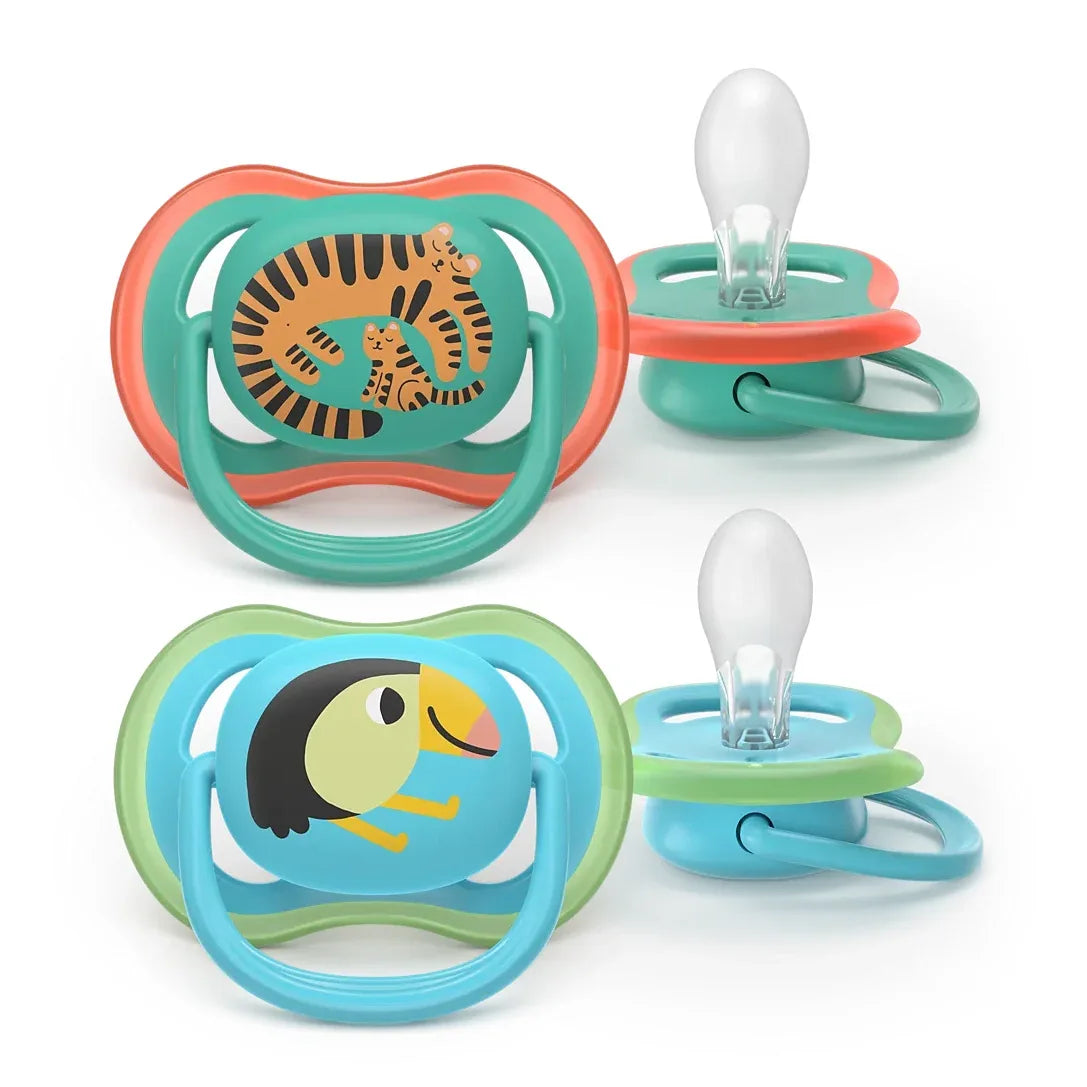 Philips Avent Ultra Air Pacifier, 2pk - 3 Sizes (54 Designs) - Pupsik Singapore