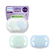 Philips Avent Ultra Start Pacifier, 2pk - Regular/Nighttime (6 Types)