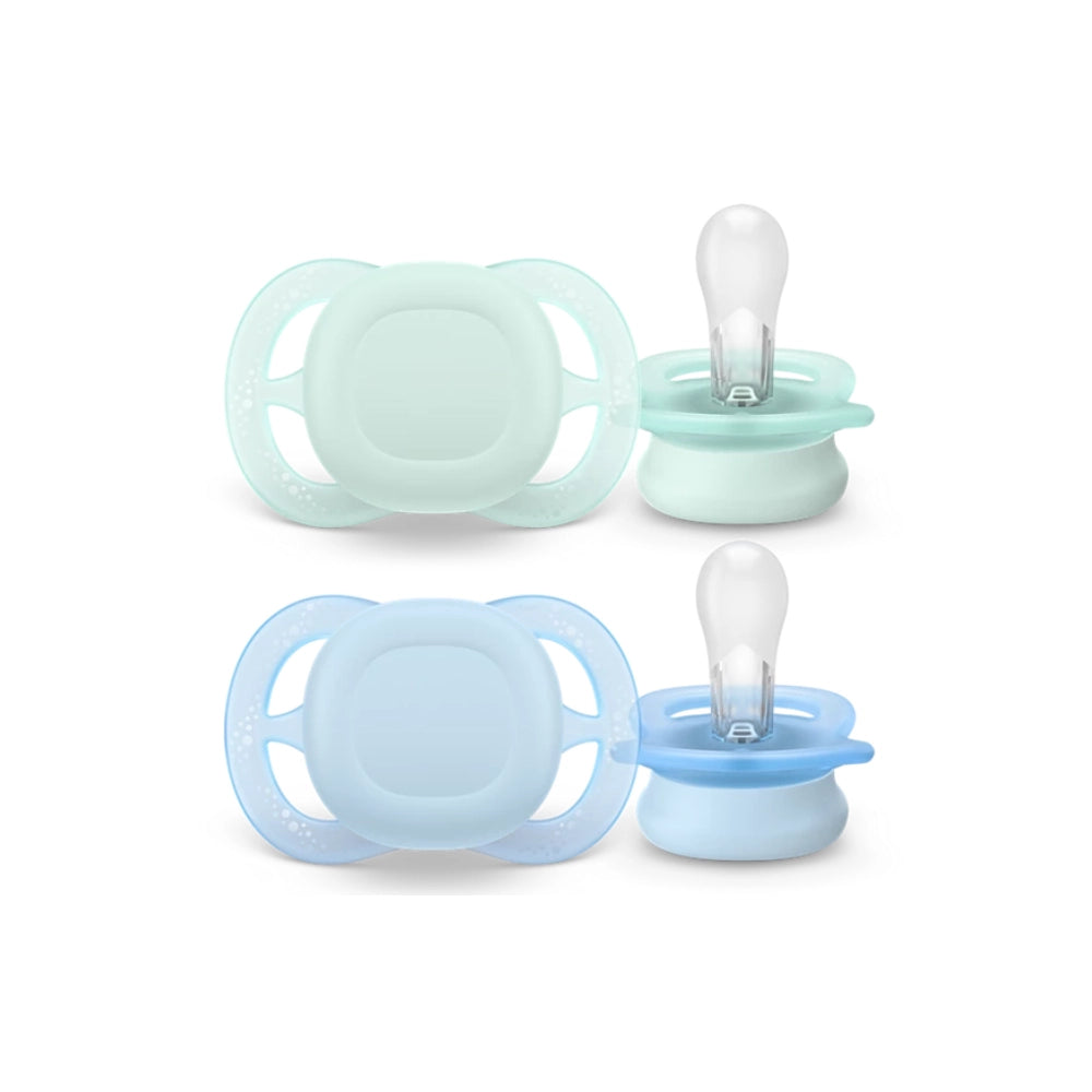 Philips Avent Ultra Start Pacifier, 2pk - Regular/Nighttime (6 Types)