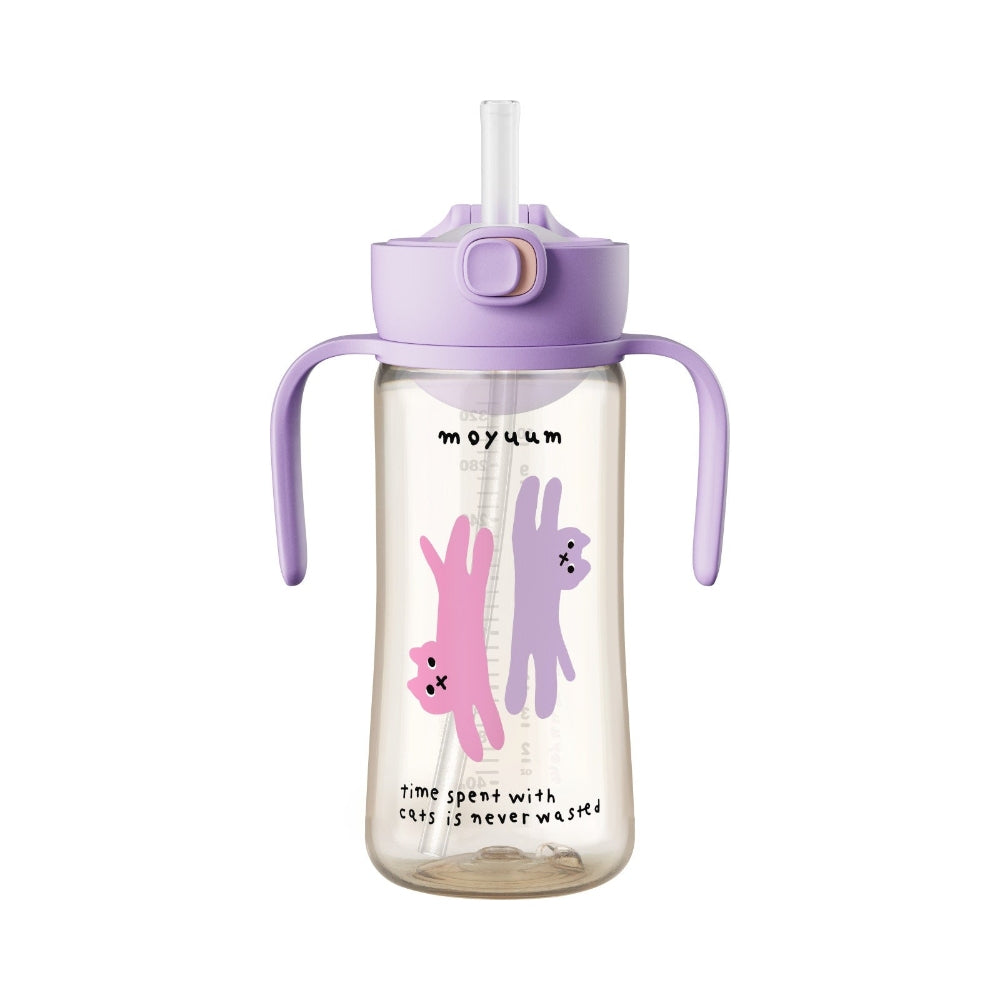 Moyuum PPSU All-in-One One-Touch Straw Bottle, 170/270/330ml (3 Designs)