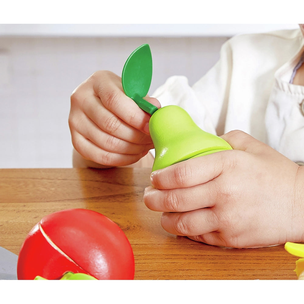 Hape Healthy Fruit Playset | Velcro Cut Fruits