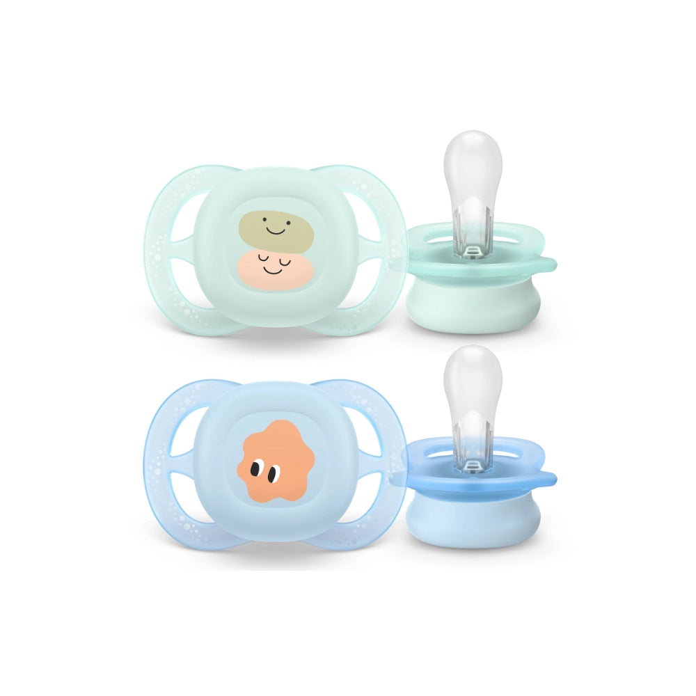 Philips Avent Ultra Start Pacifier, 2pk - Regular/Nighttime (6 Types)