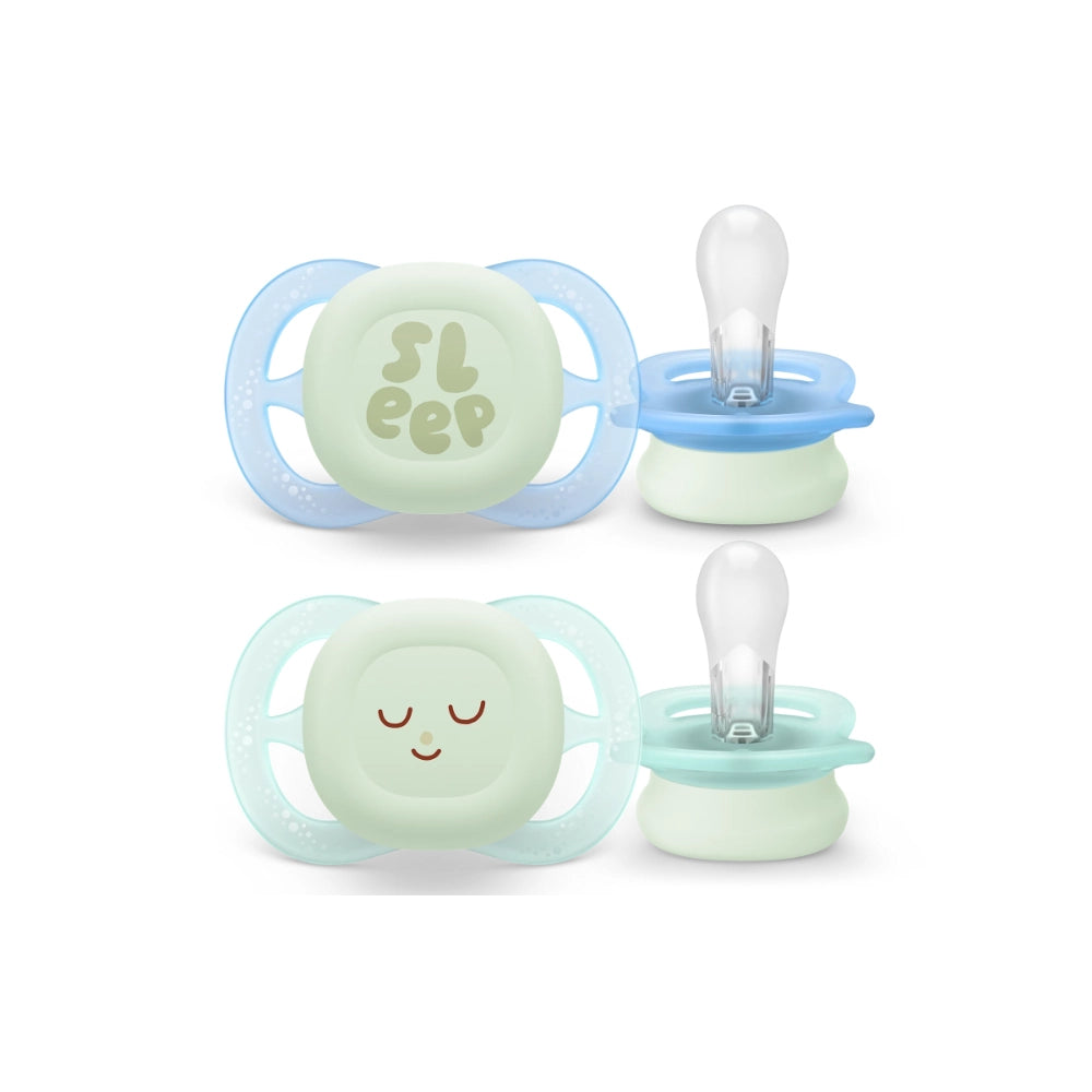 Philips Avent Ultra Start Pacifier, 2pk - Regular/Nighttime (6 Types)