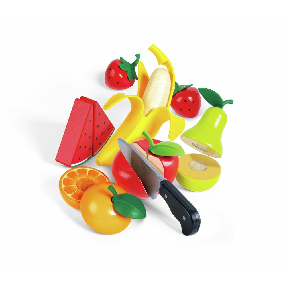 Hape Healthy Fruit Playset | Velcro Cut Fruits