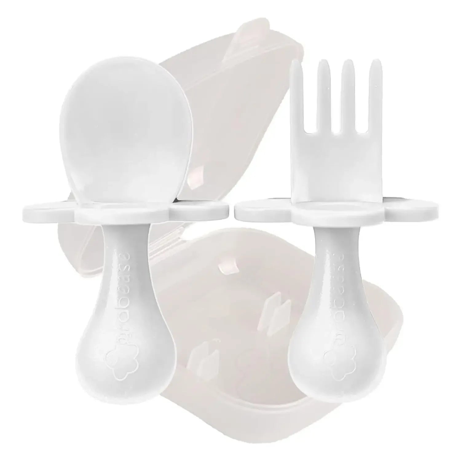 Grabease First Self Feeding Utensil Set - Baby Spoon & Fork (11 Colours) - Pupsik Singapore