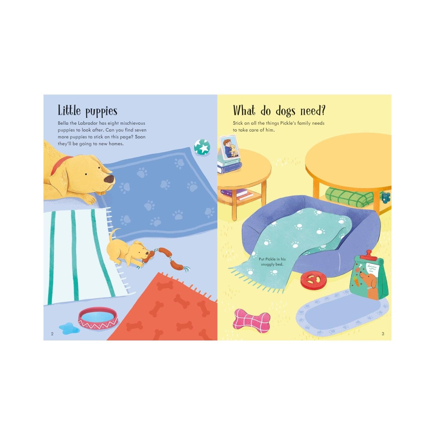 Usborne Little First Stickers Book (6 Titles) - Pupsik Singapore