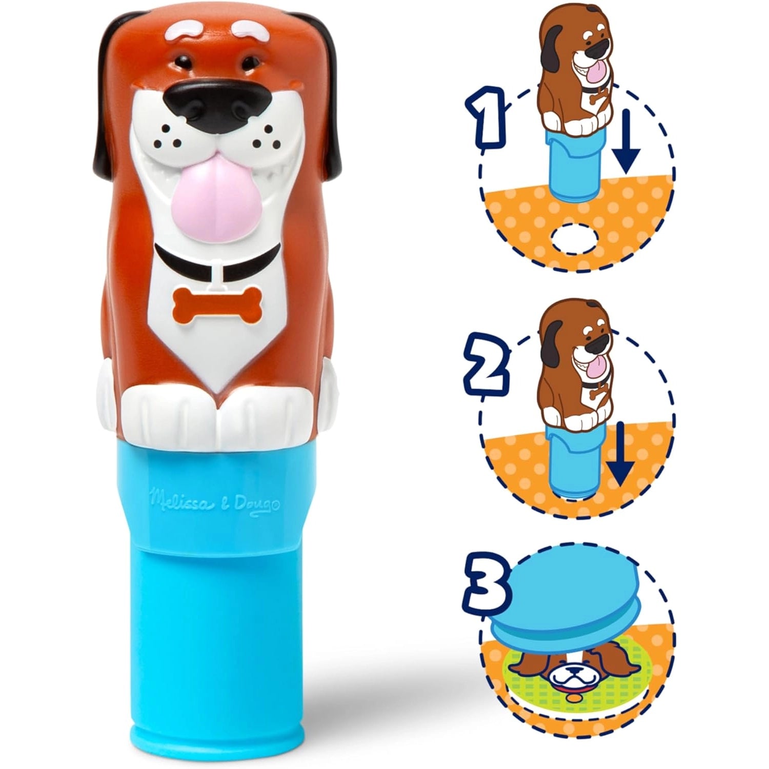 Melissa & Doug Sticker WOW! Activity Pad & Sticker Stamper (8 Titles) - Pupsik Singapore