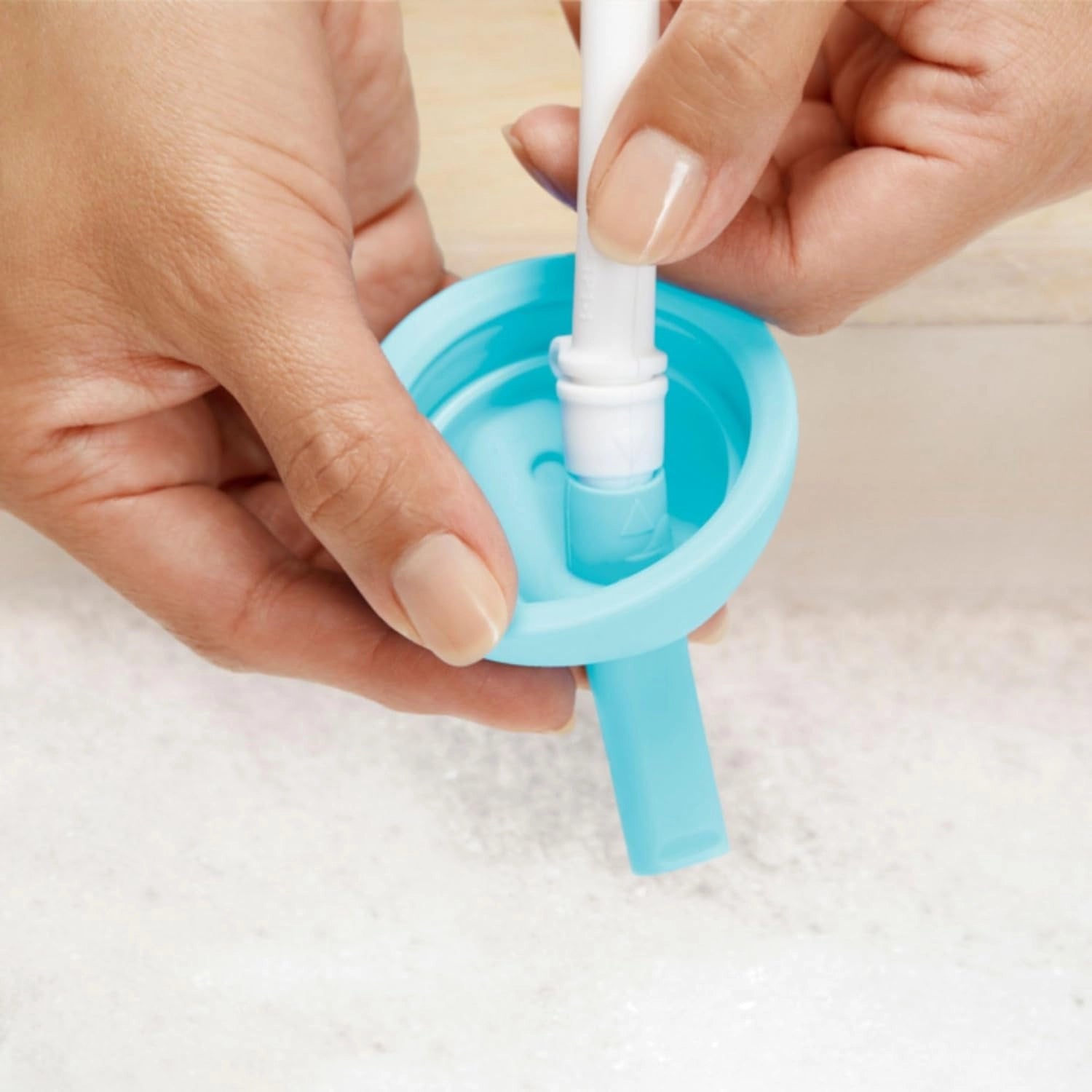 Munchkin Simple Clean Straw Cup, 10oz - Blue - Pupsik Singapore