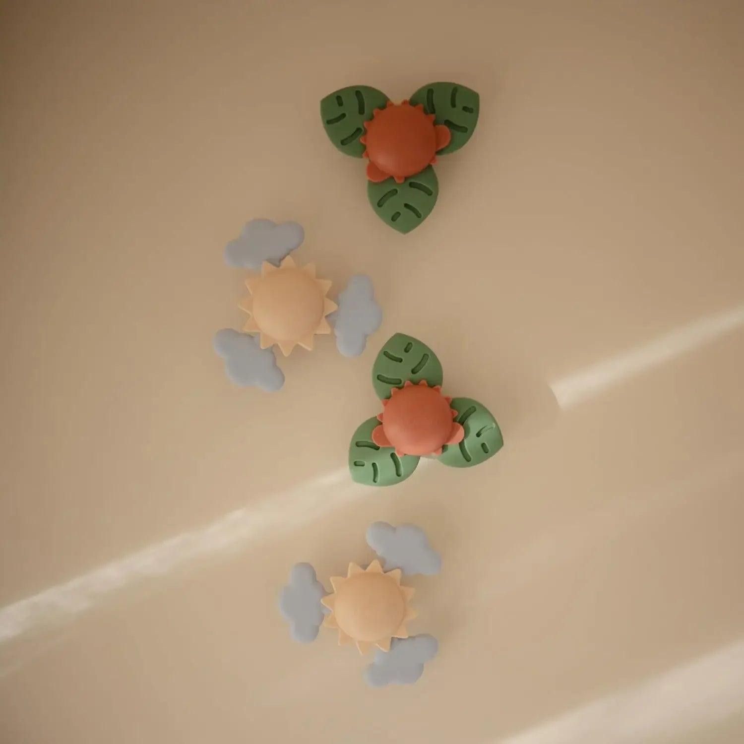 Mushie Suction Spinner Toy (2 Designs) - Pupsik Singapore