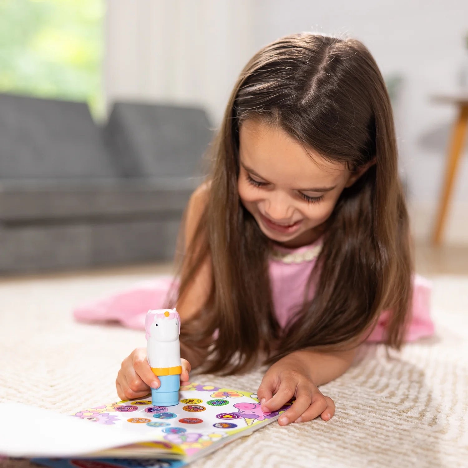 Melissa & Doug Sticker WOW! Activity Pad & Sticker Stamper (8 Titles) - Pupsik Singapore