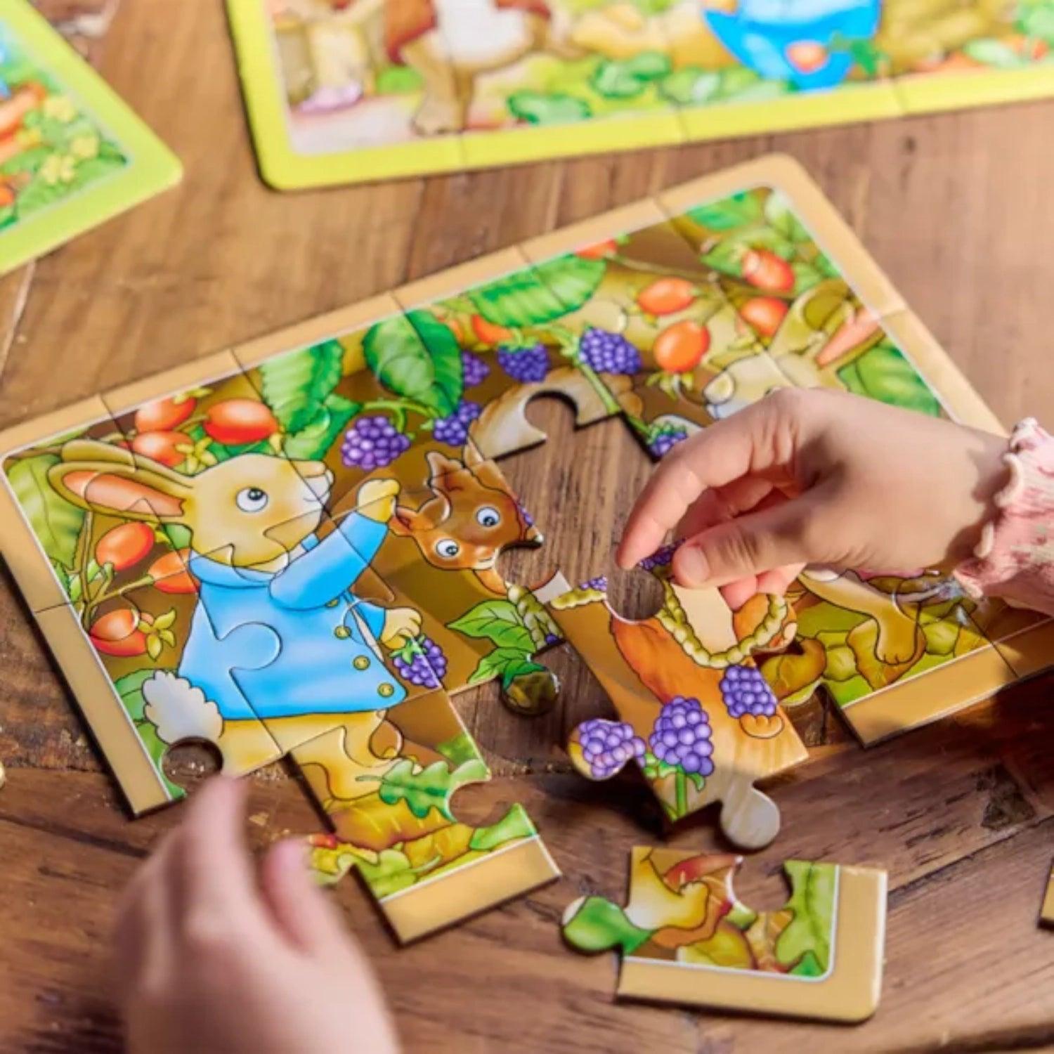 Orchard Toys Peter Rabbit 4-in-a-Box Puzzles | 3Y+ - Pupsik Singapore
