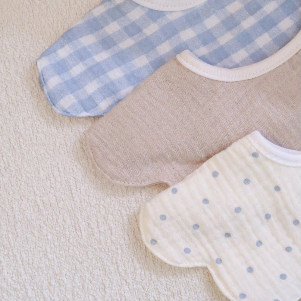 Soft Spot Petal Bib, 3pk (8 Designs)