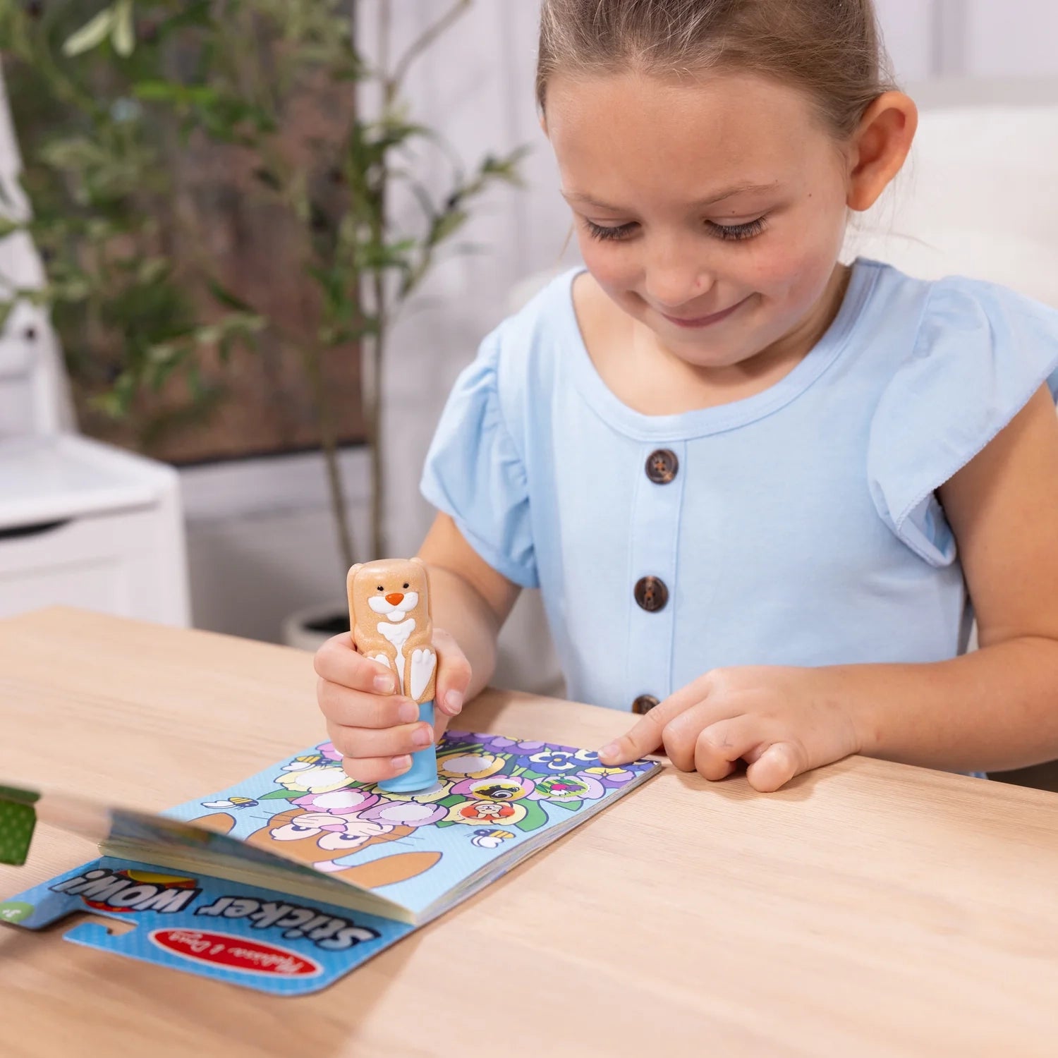 Melissa & Doug Sticker WOW! Activity Pad & Sticker Stamper (8 Titles) - Pupsik Singapore