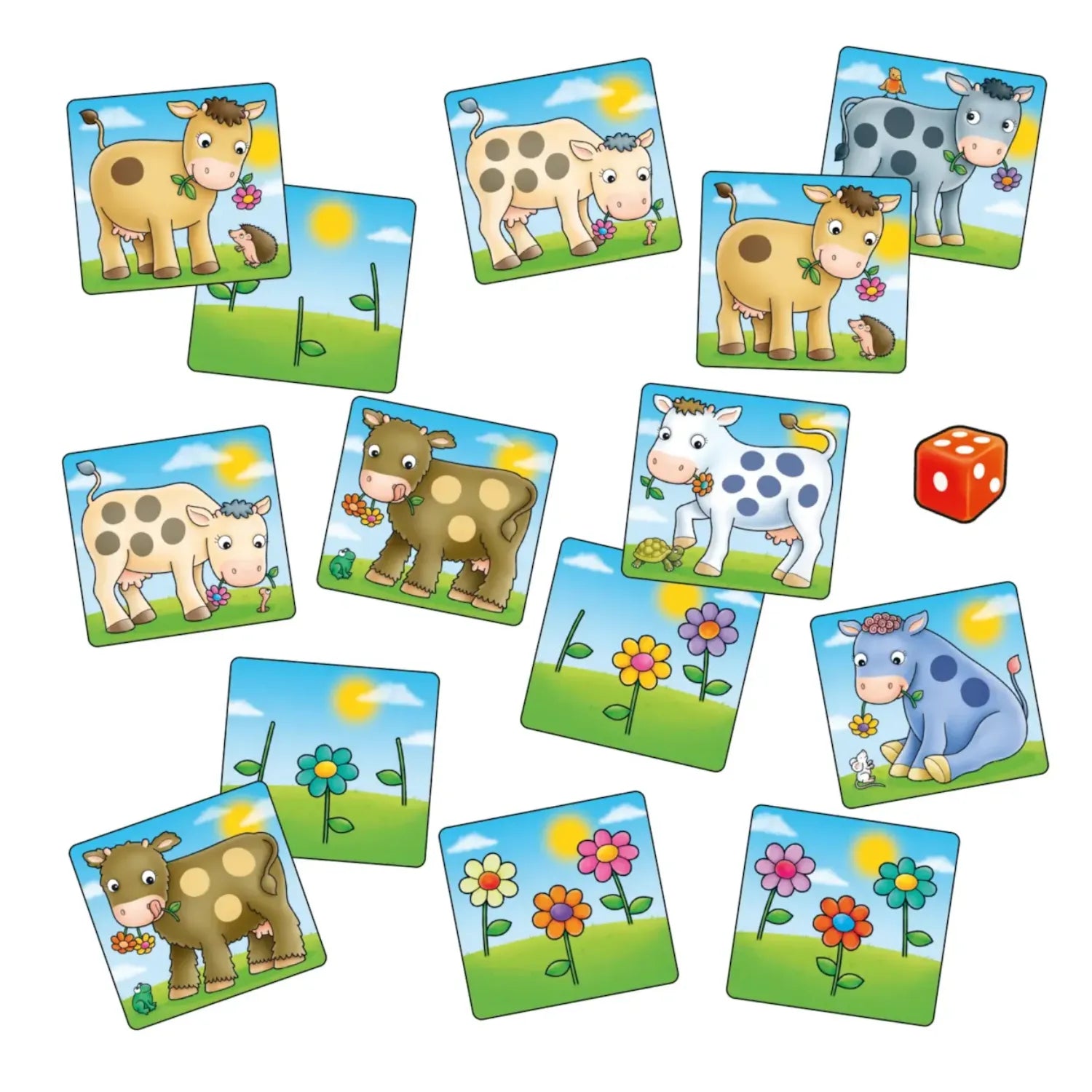 Orchard Toys Spotty Cows Mini Game | 3Y+ - Pupsik Singapore