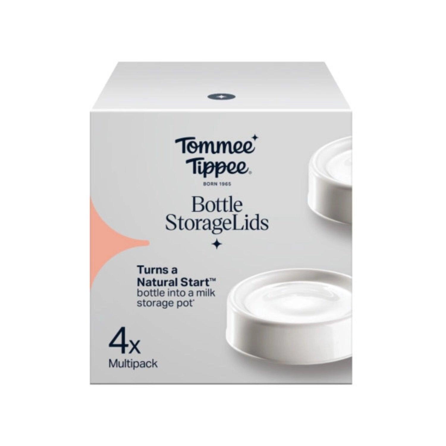 Tommee Tippee Natural Start Bottle Lid, 4pk - Pupsik Singapore