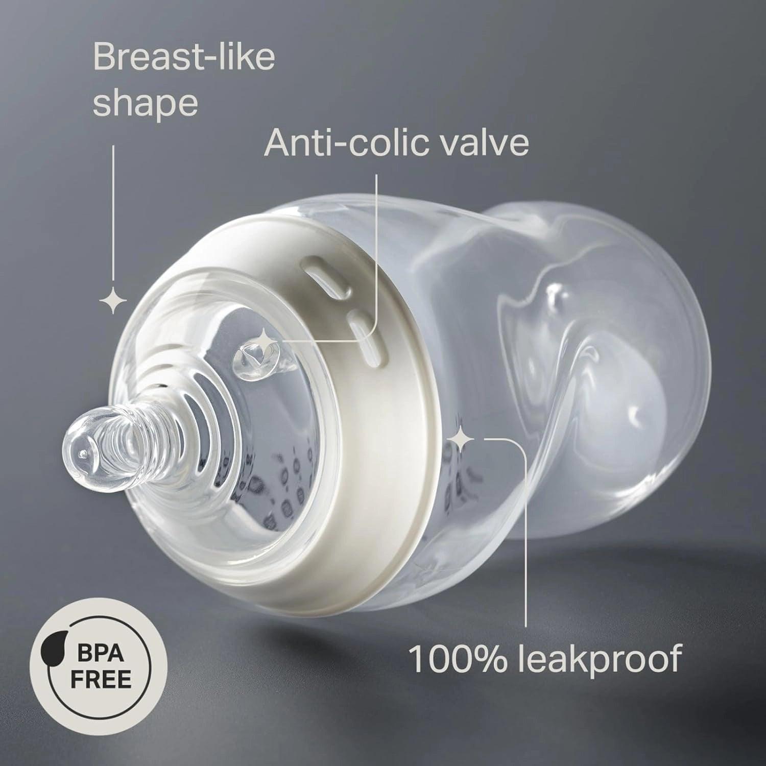 Tommee Tippee Natural Start PP Bottle, 1/2pk (8 Types) | 150, 260, 340ml - Pupsik Singapore