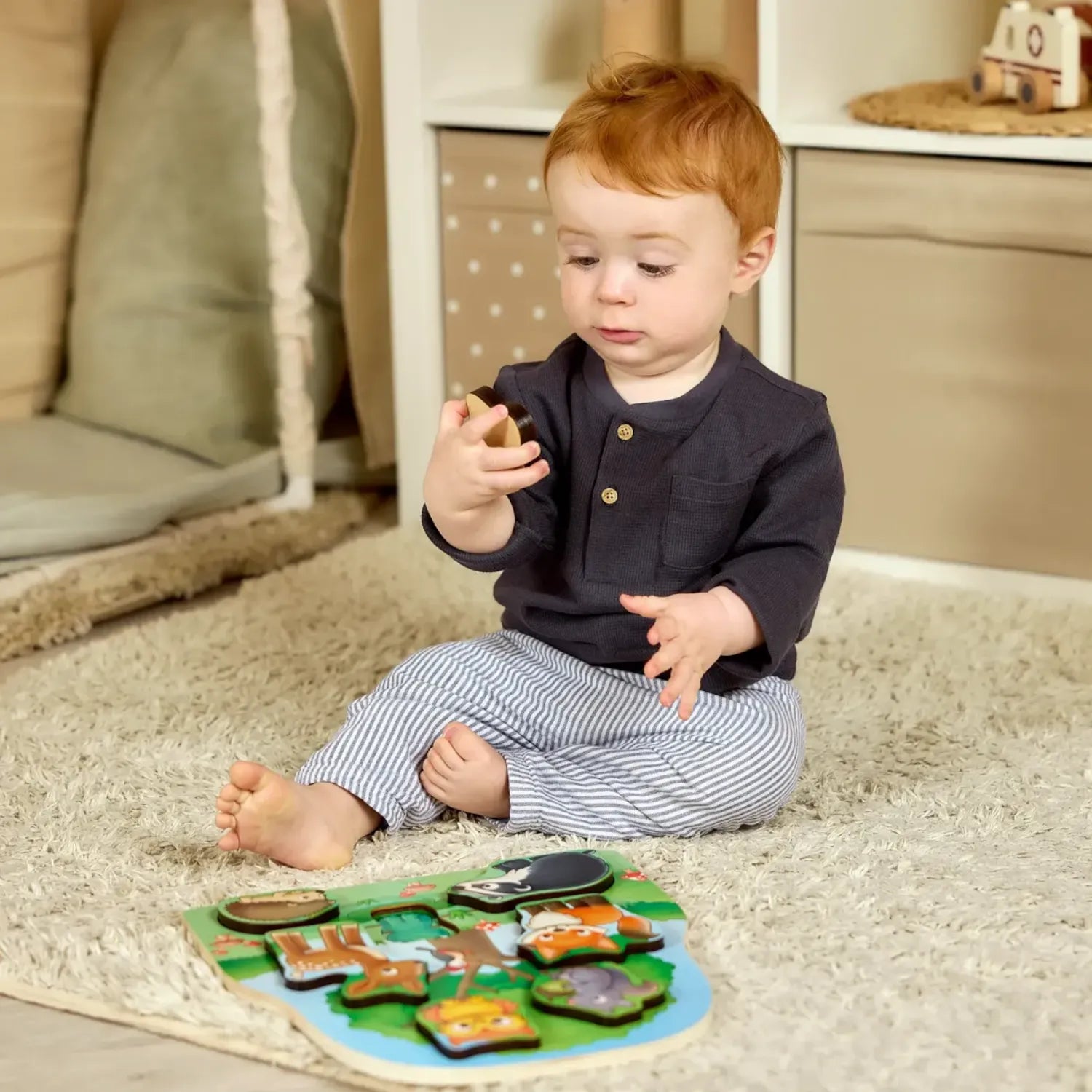 Orchard Toys Woodland Chunky Wooden Puzzle | 1Y+ - Pupsik Singapore