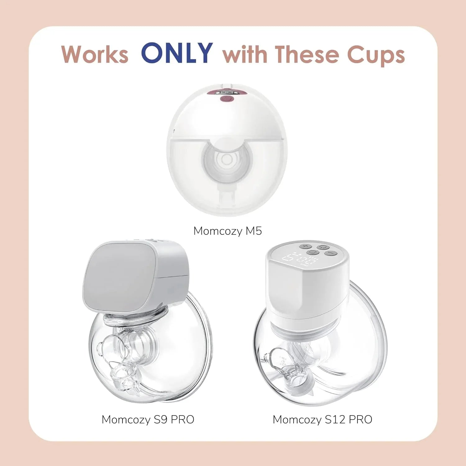 Maymom Tubing Adapter for Momcozy M5/S9 Pro/S12 Pro Cups to Spectra & Medela Pumps