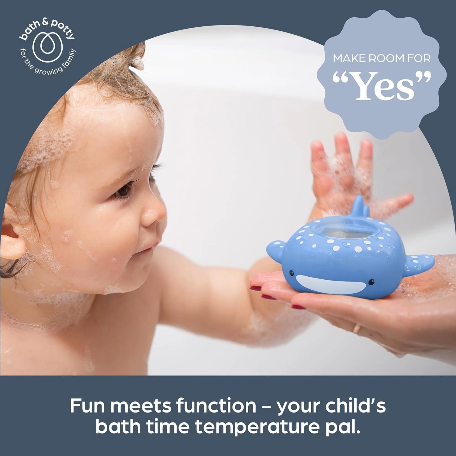 Dreambaby Whale Shark USB Rechargeable Baby Bath Thermometer - Pupsik Singapore