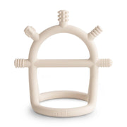 Mushie No-Drop Sensory Teether (2 Colors) - Pupsik Singapore