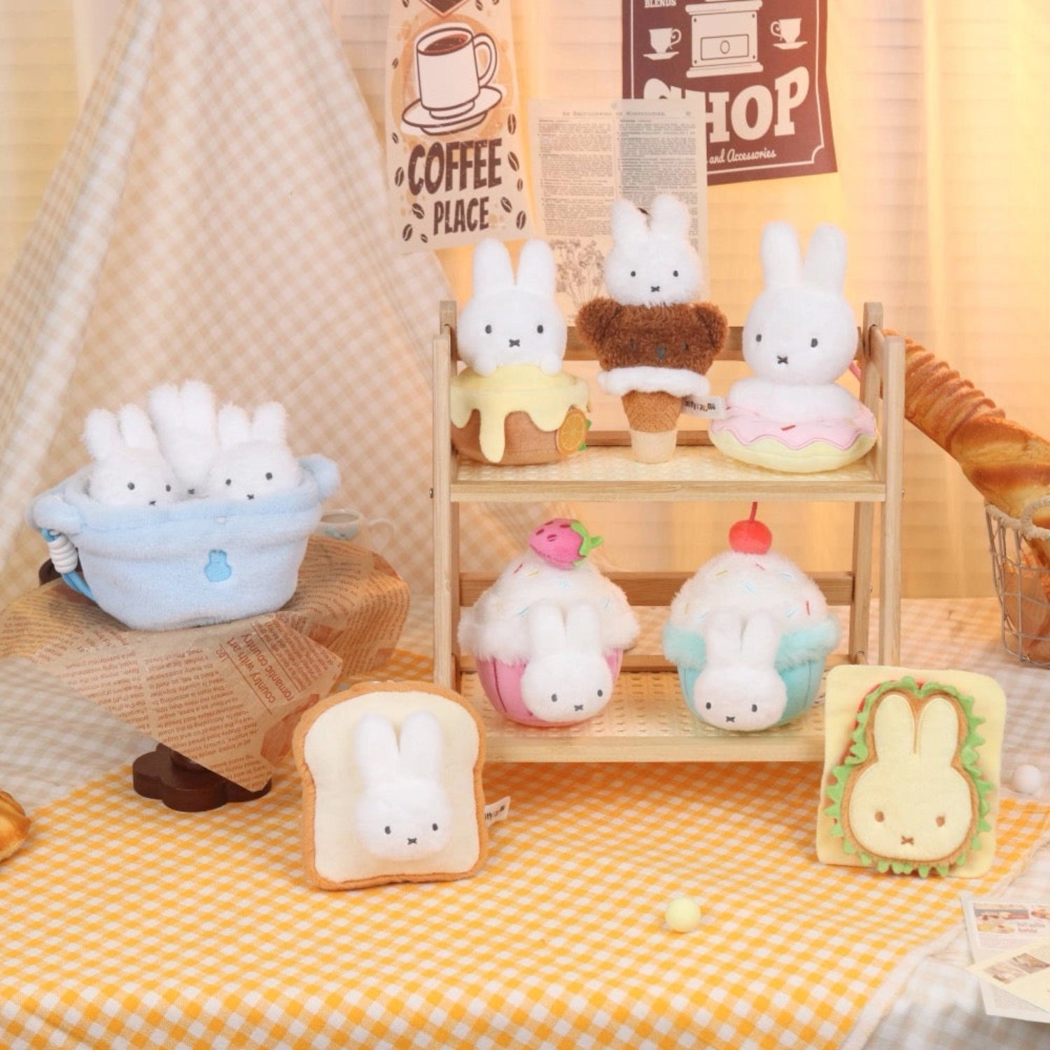 Reesee x Miffy Food Workshop Plush Pendant Blind Box, 1pk - Pupsik Singapore