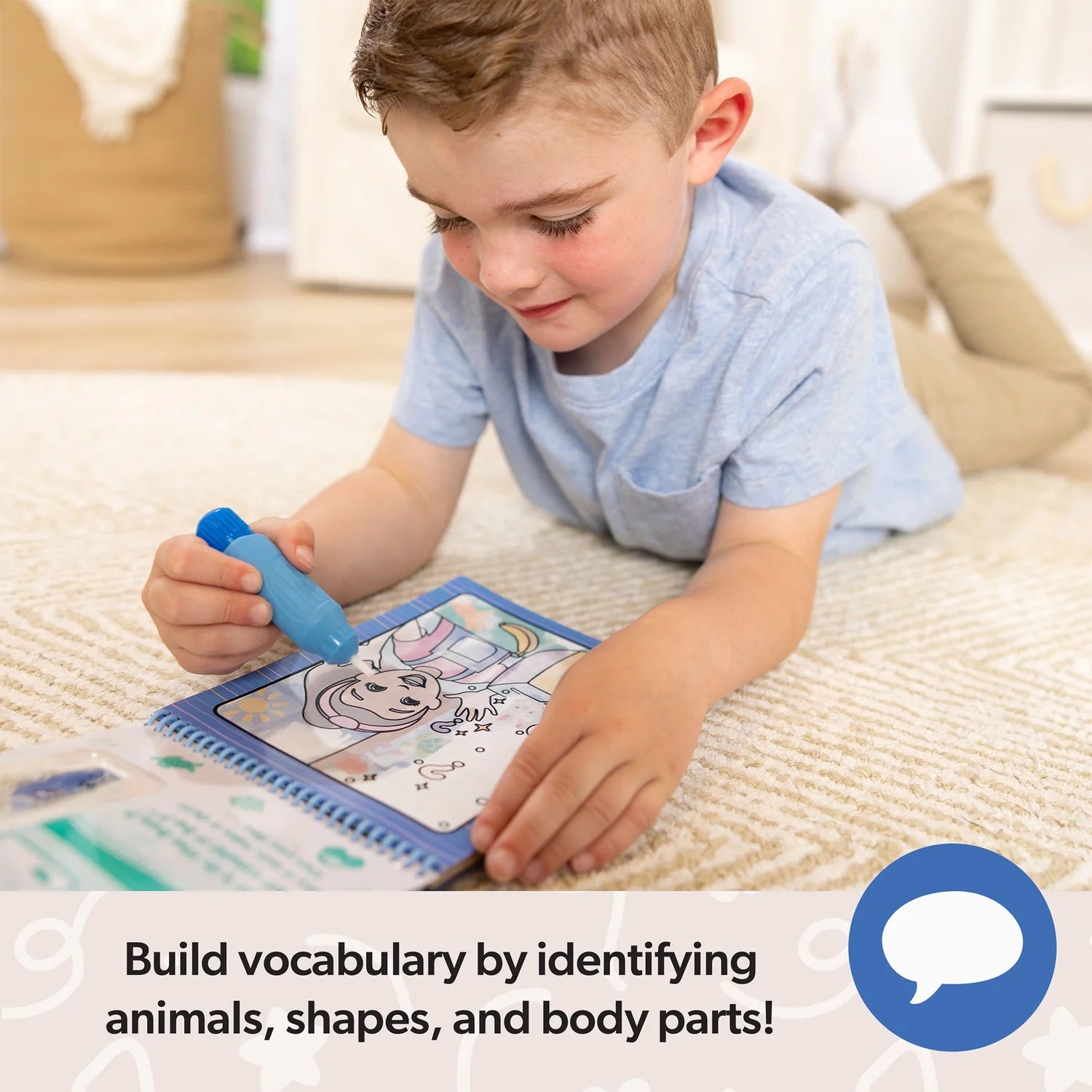 Melissa & Doug Water Wow! Brush Colouring Pad (13 Titles) - Pupsik Singapore