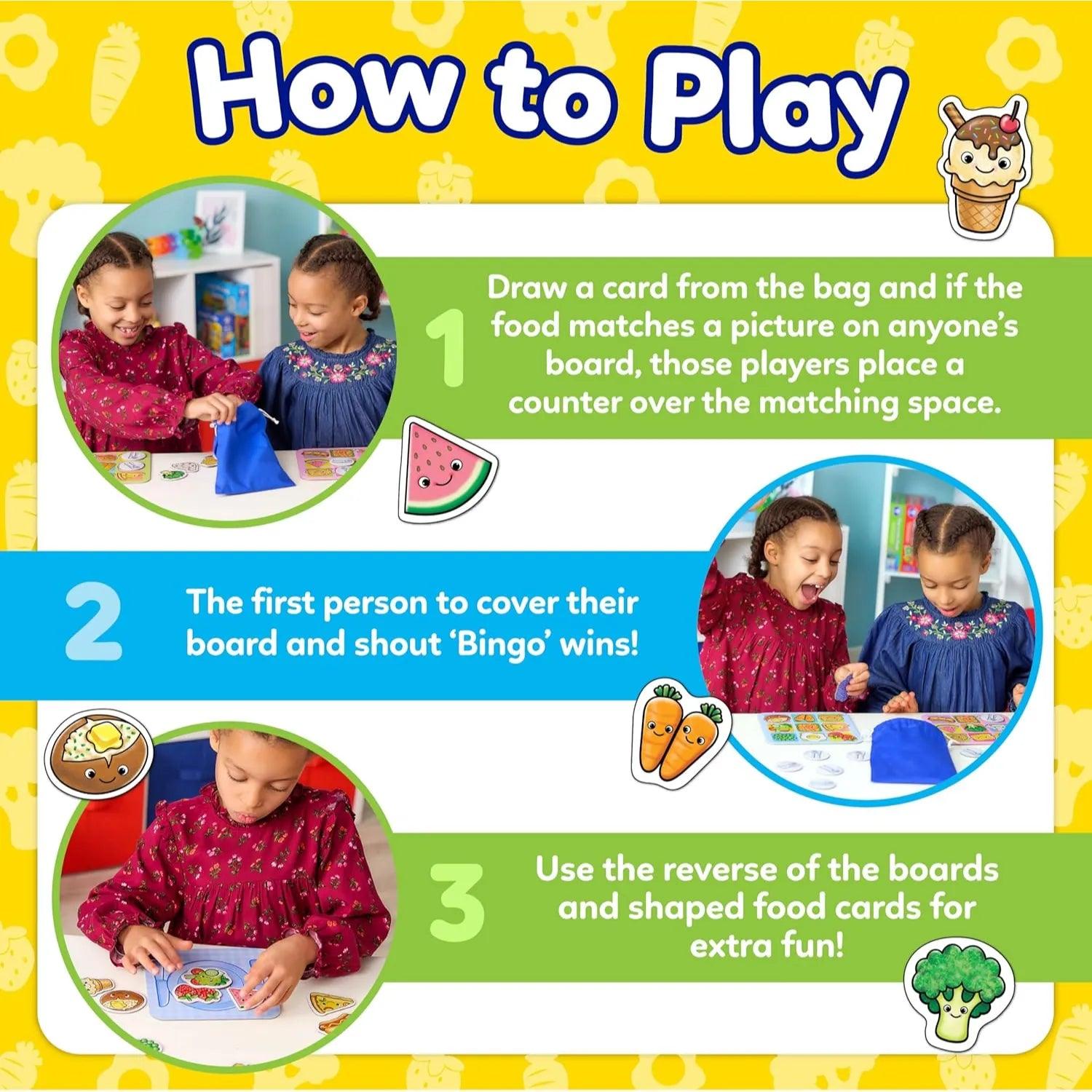 Orchard Toys Fun Food Bingo Game | 3Y+ - Pupsik Singapore