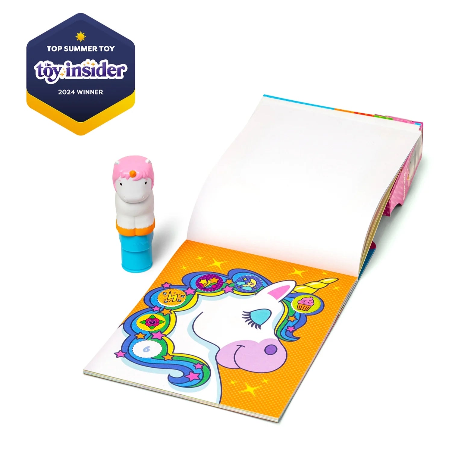 Melissa & Doug Sticker WOW! Activity Pad & Sticker Stamper (8 Titles) - Pupsik Singapore