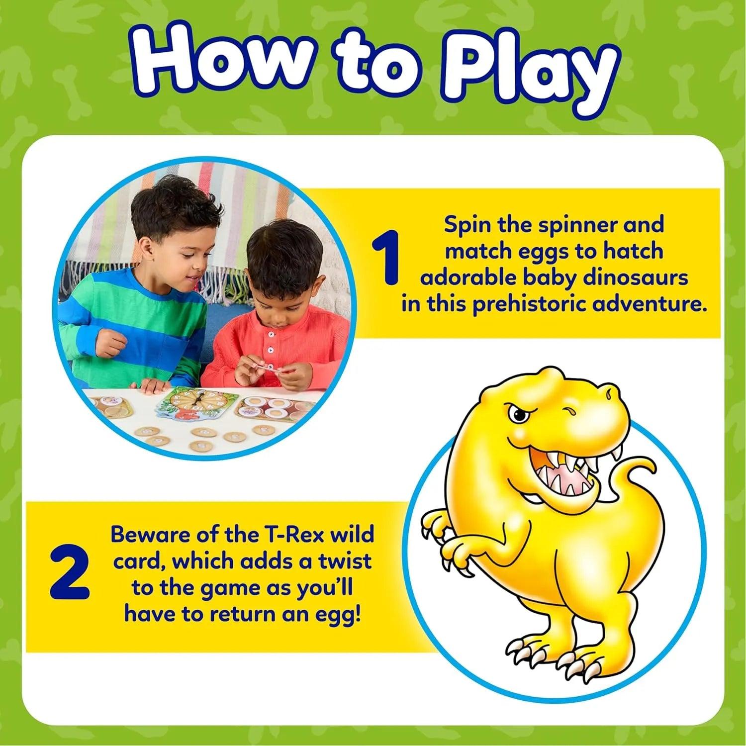 Orchard Toys Dinosaur Numbers Eggs Games | 3Y+ - Pupsik Singapore