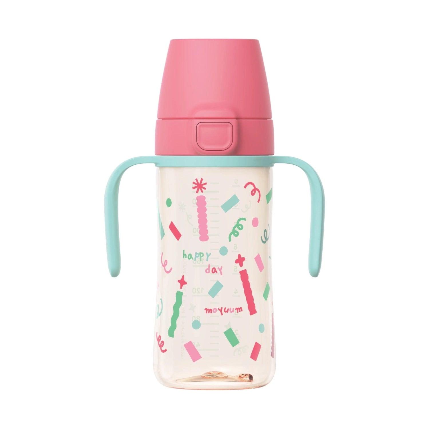 Moyuum PPSU All-in-One One-Touch Straw Bottle, 170/270/330ml (6 Designs) - Pupsik Singapore