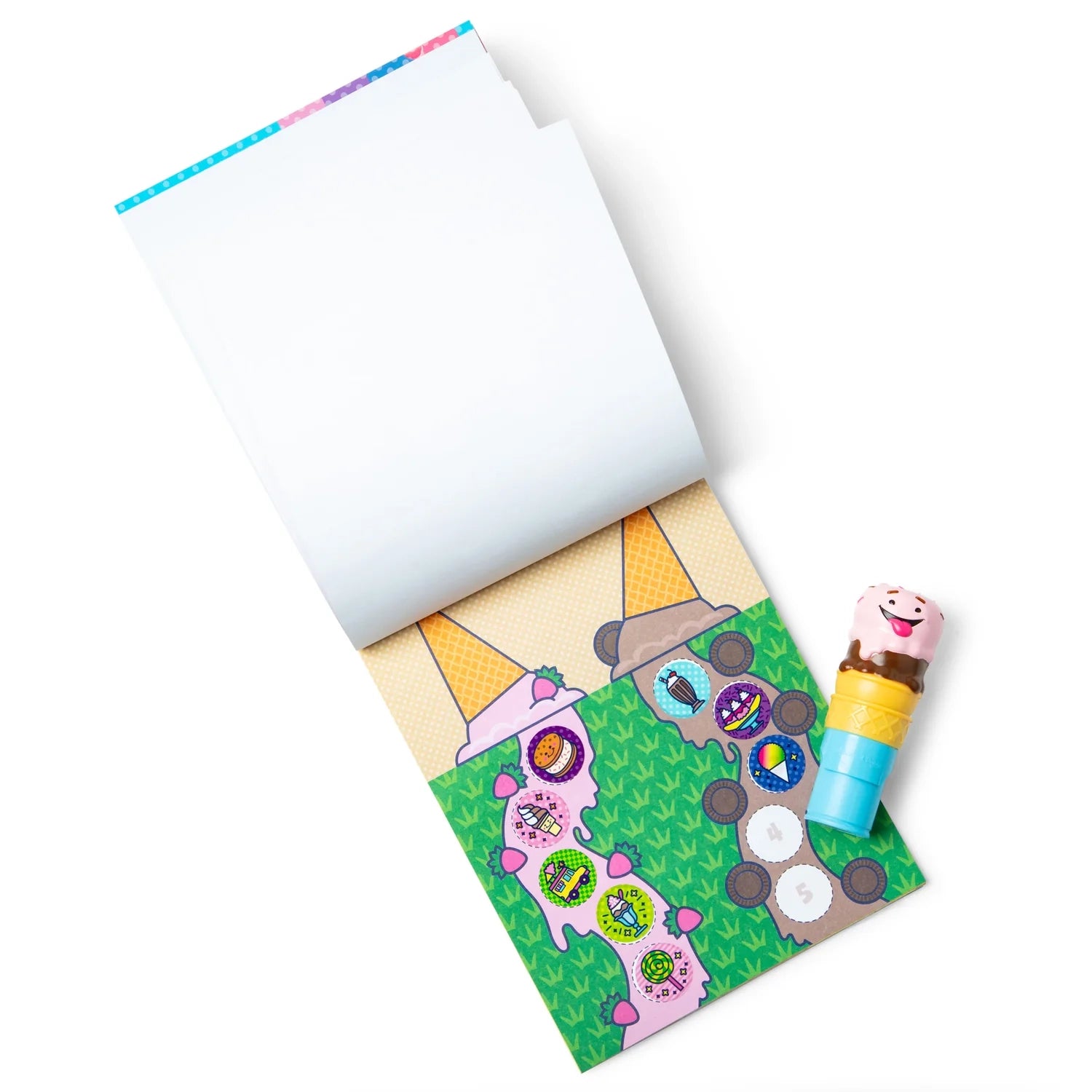 Melissa & Doug Sticker WOW! Activity Pad & Sticker Stamper (8 Titles) - Pupsik Singapore