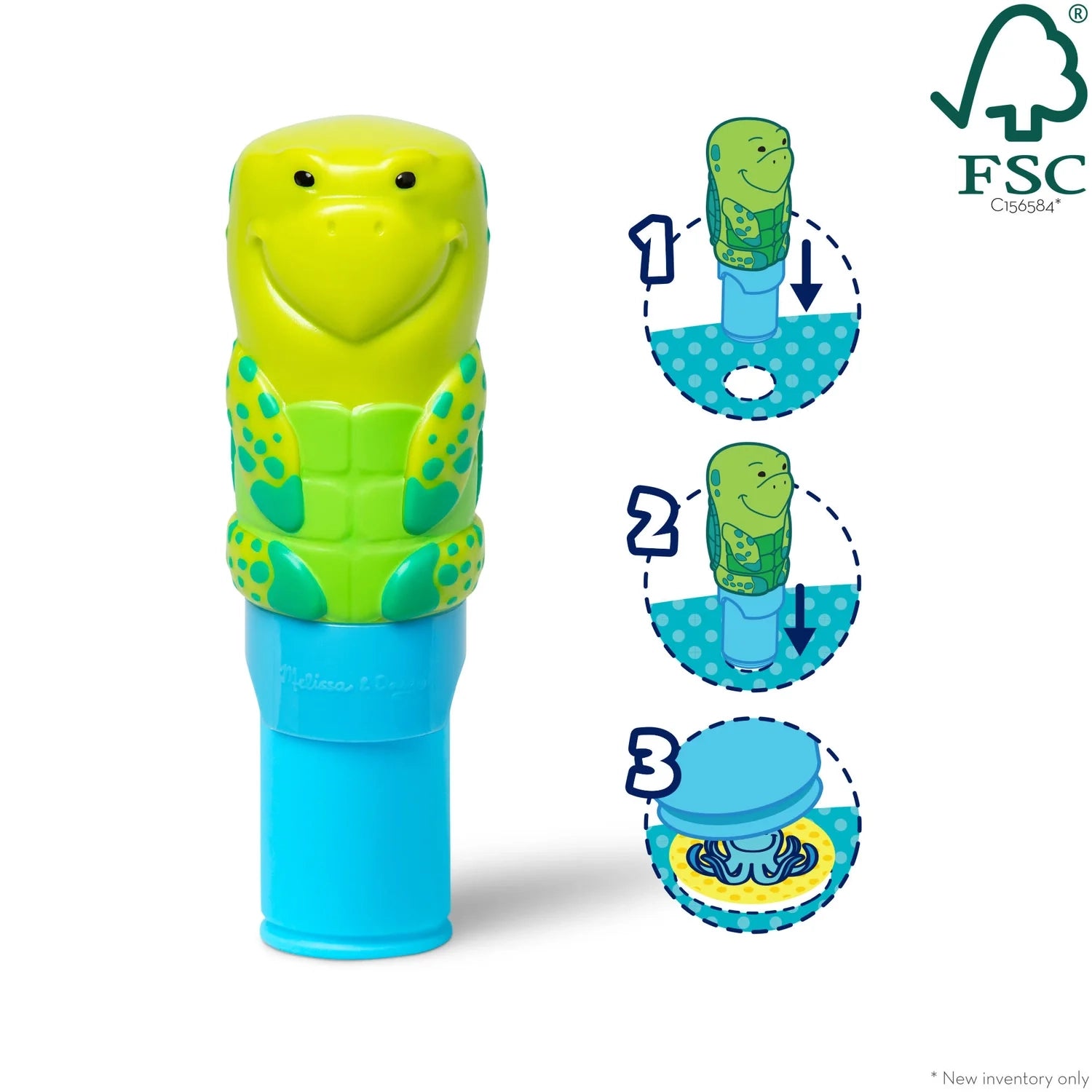 Melissa & Doug Sticker WOW! Activity Pad & Sticker Stamper (8 Titles) - Pupsik Singapore