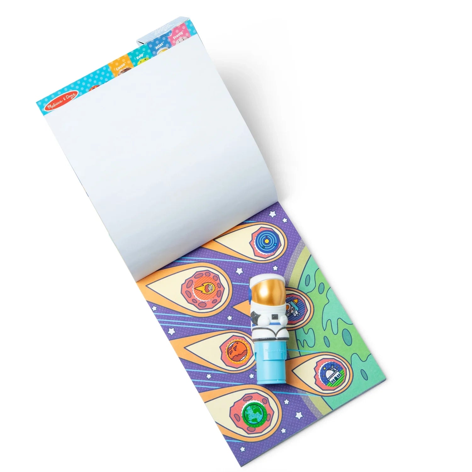 Melissa & Doug Sticker WOW! Activity Pad & Sticker Stamper (8 Titles) - Pupsik Singapore