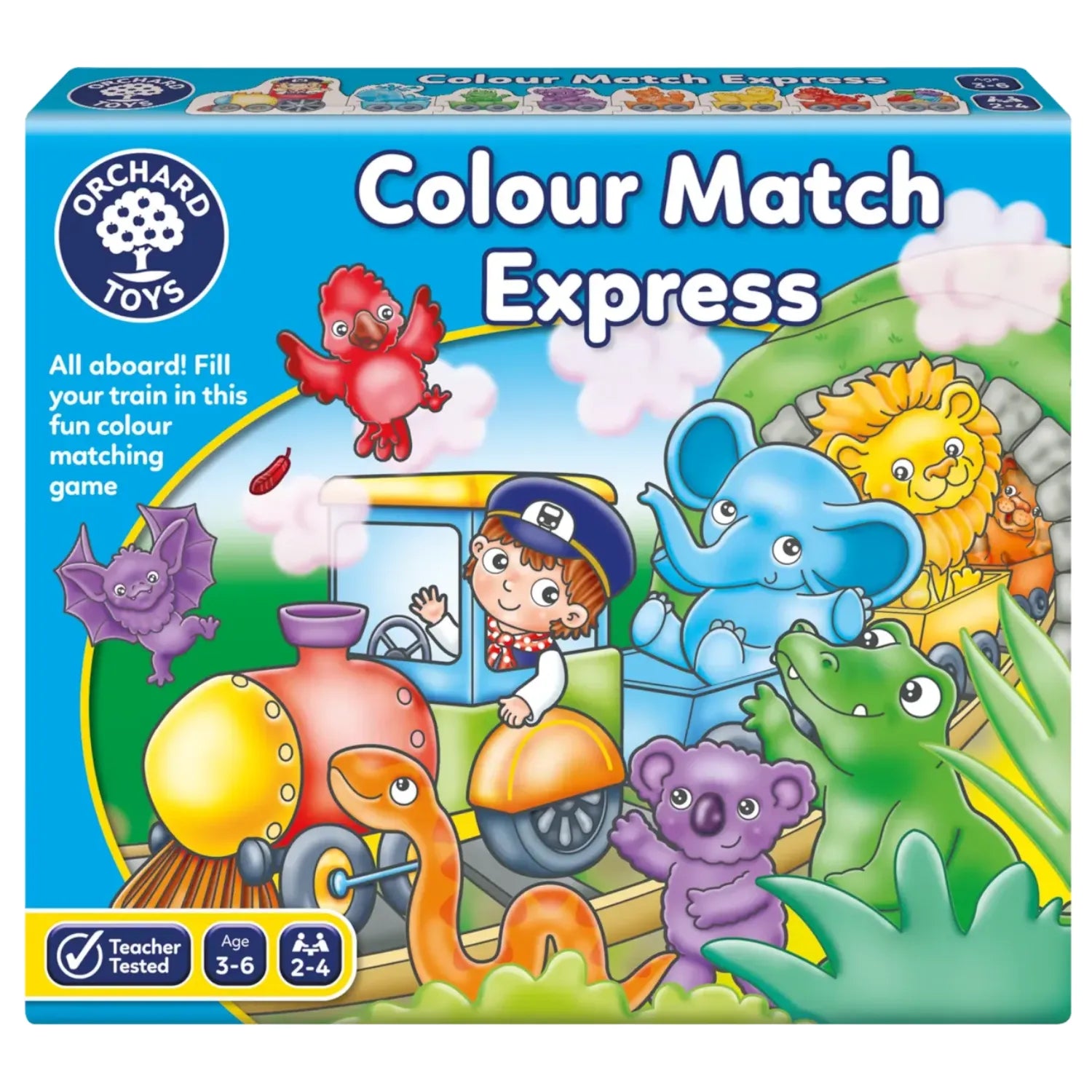 Orchard Toys Colour Match Express Games | 3Y+ - Pupsik Singapore
