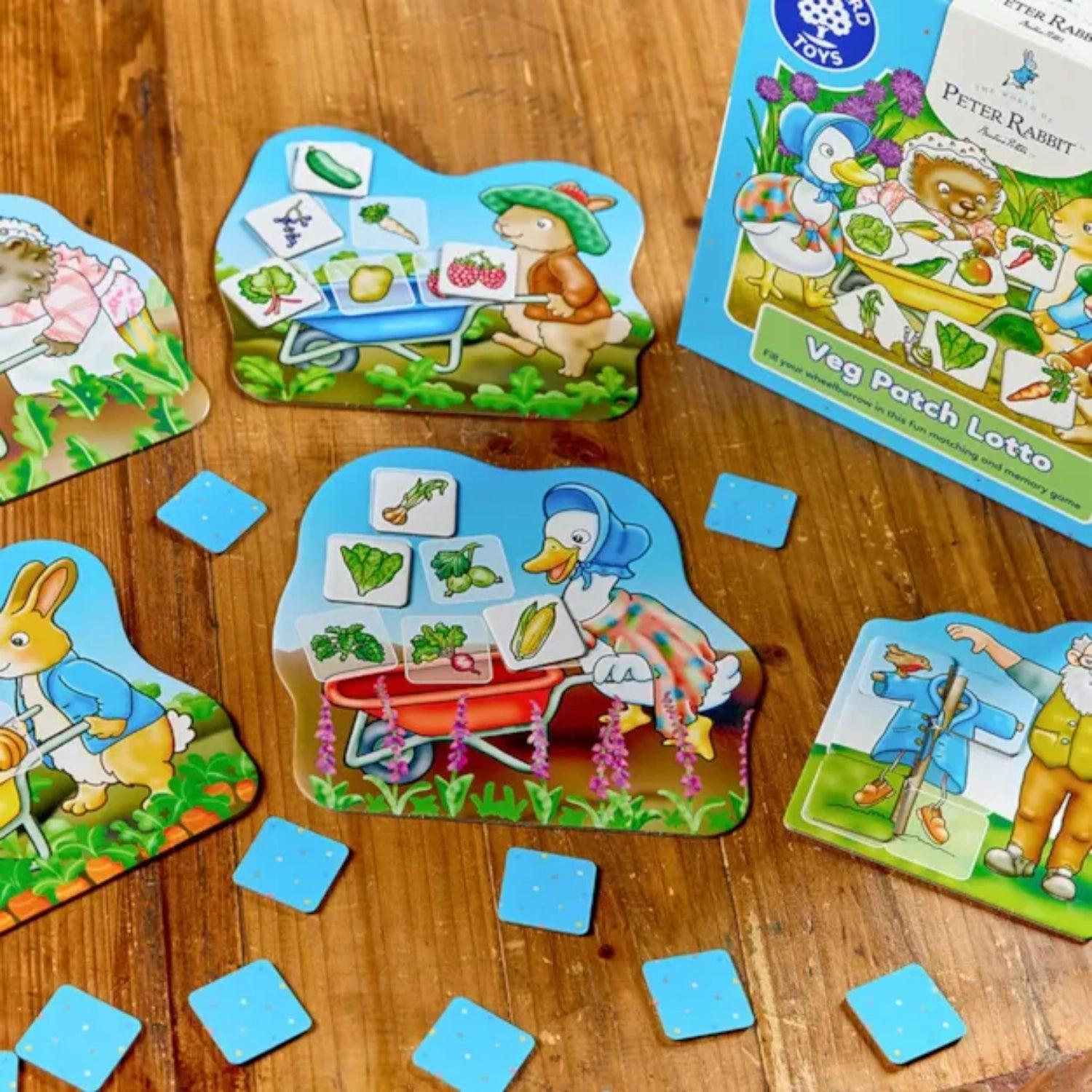 Orchard Toys Peter Rabbit Veg Patch Lotto Game | 3Y+ - Pupsik Singapore
