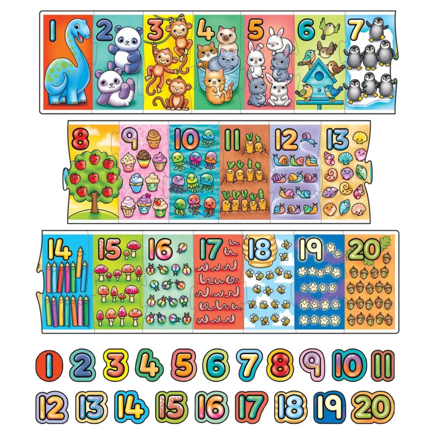 Orchard Toys Giant Numbers Jigsaw Puzzle | 3Y+ - Pupsik Singapore